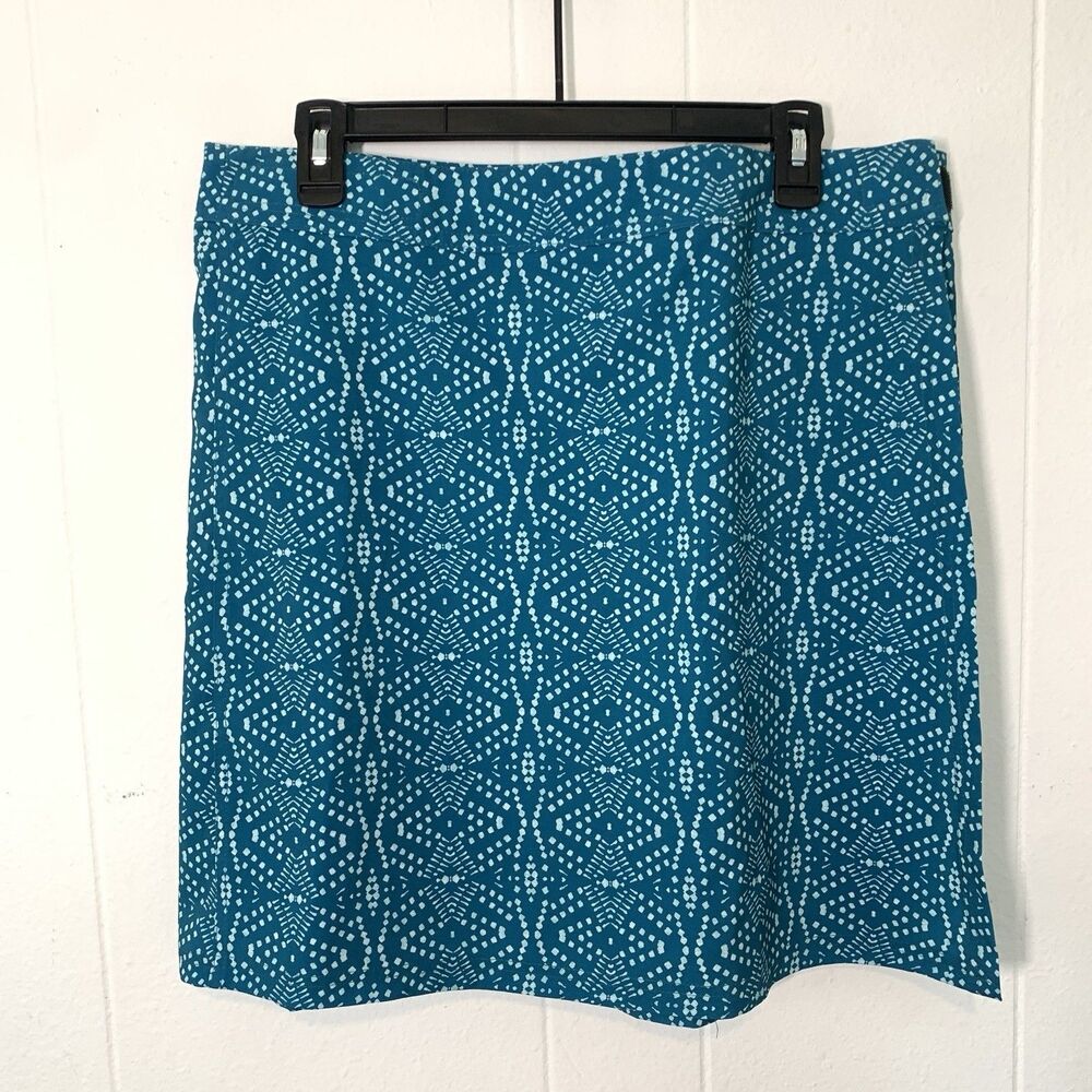 RipSkirt Hawaii Wrap Skirt Womens Large Adj. Teal Quick Dry Active Travel Resort